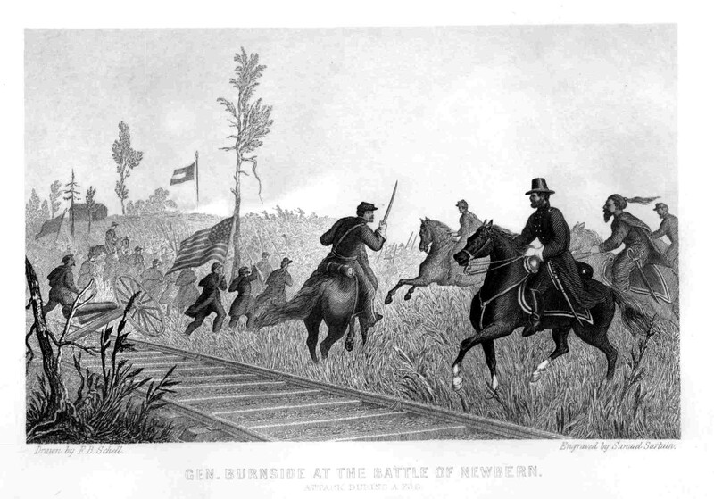 General Burnside at the Battle of Newbern: Attack During a Fog General Burnside at the Battle of Newbern: Attack During a Fog