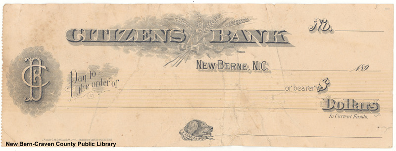 Citizens Bank Check 
