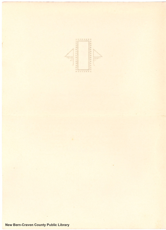 Craven County Farm Life School Graduation Announcement, 1930