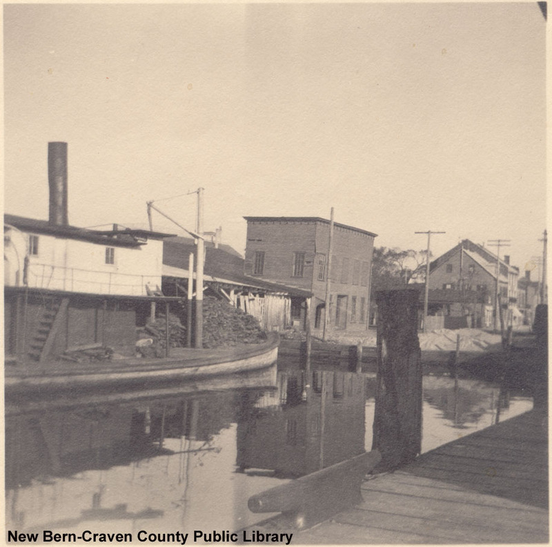 Boat slip at foot of Craven Street