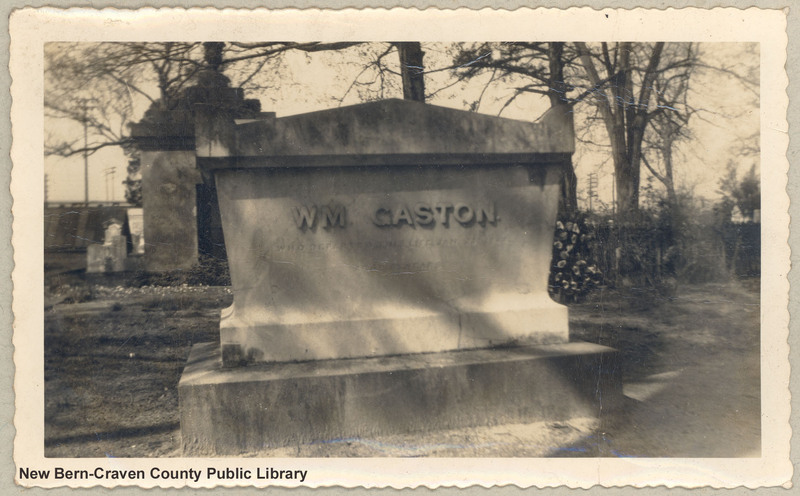 Photograph of William Gaston's Tomb 