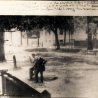 Col. John D. Whitford and his grandson taken by Reid Whitford, 1895.