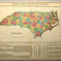Geographical, Statistical and Historical Map of North Carolina