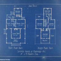 Plans and photograph, Summer residence of Mr. J.B. Blades, Morehead City, N.C.