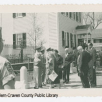 One of six photos, Tryon Palace Grand Opening, crowd shot