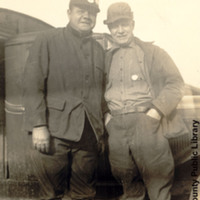 Babe Ruth and Frank Stevens 