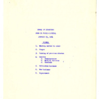 Administrator's Report to the Board of Directors, Good Shepherd Hospital, January 13, 1964