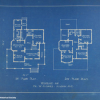 Plans and possible photographs, Residence of Mr. W.G. Jones, Kinston, N.C.