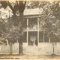 Jones House, SW corner Eden and Pollock Streets, ca. 1900.