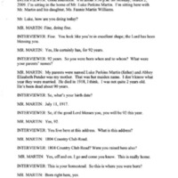 Between Two Rivers Oral Interview With Luke Martin<br /><br />
