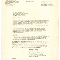 Good Shepherd Hospital Correspondence 1967