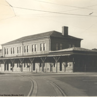 Atlantic and North Carolina Railroad Depot, Queen and Hancock streets, ca. 1971