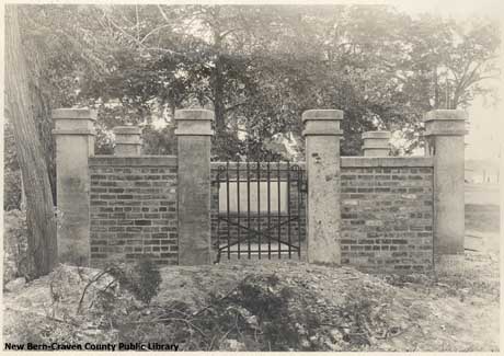 Grave site of Governor Richard Dobbs Spaight
