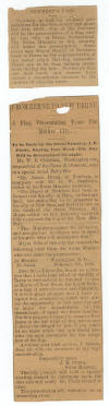 Newspaper clipping inserts